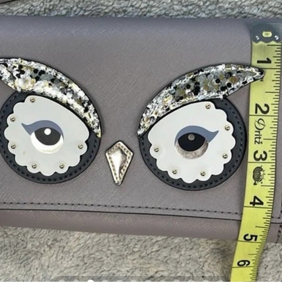 Stylish Gray Owl Kate Spade ♠️ Women's Bag - Picture 3 of 6